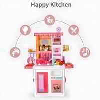 مطبخ لعب كبير للاطفال مع اكسسوارات كاملة و مؤثرات...