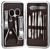 طقم بدي كير كبير 12 قطعة قصافة ومقص ومبرد وخلافة