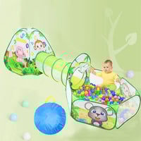 خيمة اطفال مع نفق و مسبح كرات للعب و الحركة