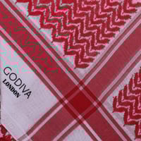 شماغ جوديفيا GODIVA احمر غامق 2025