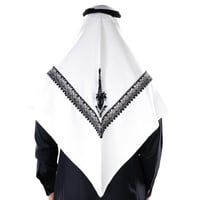 غترة بروجيه شتوي بيج مطرز 1