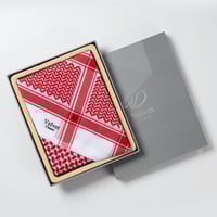 شماغ فلفيت ريد C24 أحمر دم الغزال