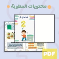 مطوية الضرب على 2صف ثالث ابتدائي
