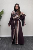 عبايه شتوي بيج اسود رصاصي بني