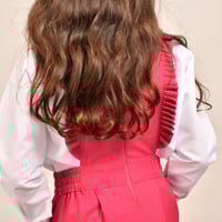 مريول باللون الفوشي بكشكشة انيقة وزم مطاطي من الجا...