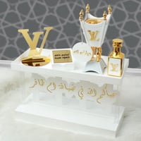 طقم مباخر اكريلك مع الاسم