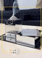 طقم مباخر اكريلك بالاسم