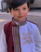 سديري احمر ممزوج بنقوش السدو