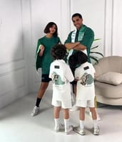 طقم تشيرت+شرت لليوم الوطني