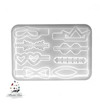 438 - قالب سيليكون مشابك شعر رقم 006