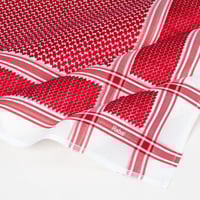 شماغ ريبال Rebal احمر شبابي غامق انجليزي 2025