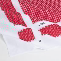 شماغ جورج ارمني شبابي احمر غامق اصدار خاص