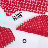 شماغ مونت بلانك احمر شبابي +قماش مونت بلانك لون اب...