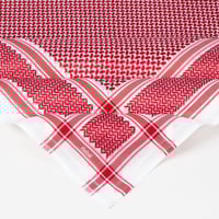 شماغ ريبال Rebal احمر كلاسيك انجليزي 2025