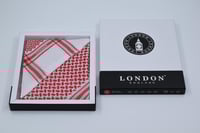 شماغ لندن LONDON أحمر شبابي انجليزي اصدار الجديد 2...