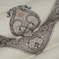 شال باشمينا ملكي خاص صوف كشميري 100% بتصميم السيفي...