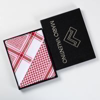 عروض اليوم الوطني شماغين ماريو فالنتينو الأبيض + ش...