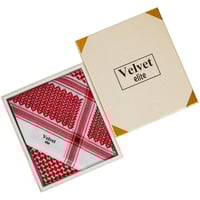 شماغ فلفت اليت احمر غامق انجليزي اصدار 2024