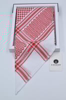 شماغ لندن LONDON أحمر شبابي انجليزي اصدار الجديد 2...