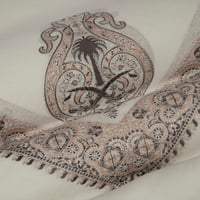 شال باشمينا ملكي خاص صوف كشميري 100% بتصميم السيفي...