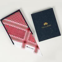 شماغ فيلا روز أحمر بريميوم انجليزي 2025