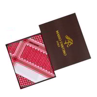 شماغ ماريو فانتينو كلاسيك أحمر غامق صناعة إيطالية...