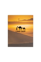 شماغ LANDSHIP لاندشوب احمر غامق شبابي انجليزي اصدا...