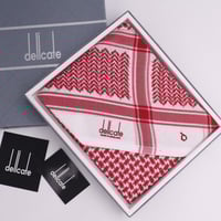 شماغ ديلكات كلاسيك احمر غامق