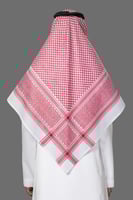 شماغ البسام بلس 21 احمر رسمي صناعة أنجليزي أصلي