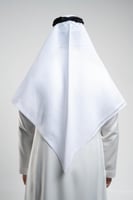 غترة لبسون ابيض ساده قطن 100%