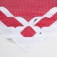 شماغ جورج ارمني شبابي احمر غامق اصدار خاص