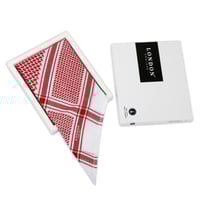 شماغ لندن LONDON أحمر شبابي انجليزي اصدار 2025