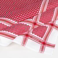 شماغ جينسينس احمر رسمي انجليزي 2025