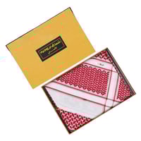 شماغ بروجيه الذهبي المختلف خطوط حمراء