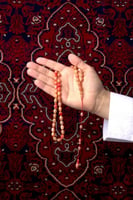 مسبحة فاتوران جزري بخيط أخضر 51 خرزة (F662)