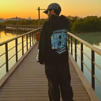 Unbreakable Hero Oversized Hoodie (Black)