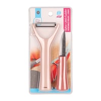 مقشرة خضار مع سكين (1 حبة)