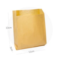 كيس ورق برغر كرافت مقاسات متعددة ( 100 كيس )