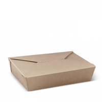 علب ورقية كرافت مع غطاء بقفل نودلز 2 (50 حبة)