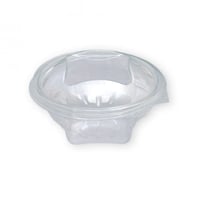 علب بلاستيك شفاف للسلطة بغطاء متصل مقاسات متعددة (...