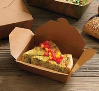 علب ورقية كرافت مع غطاء بقفل نودلز 1.5 (50 حبة)