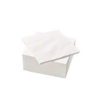 مناديل سفرة مزدوجة فائقة النعومة لون أبيض - خيارات...