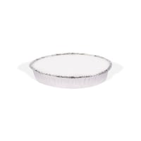 صحون قصدير دائرية مع غطاء مقاسات متعددة