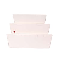 علب بيضاء بغطاء متصل (50 حبة) M