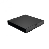 علب كرتون بيتزا لون اسود مقاسات متعددة ( 50 حبة )