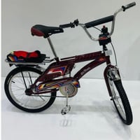 دراجة رامبو الدرجة الأولى مقاس 20 عنابي رفرف نيكل...