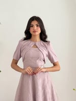 فستان موف قطعتين