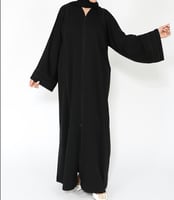 عباية ناعم تحديد جيطان اسود