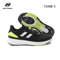 جزمة رياضية للمشي الأسود مع الأخضر