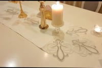 مفرش وسط الطاوله